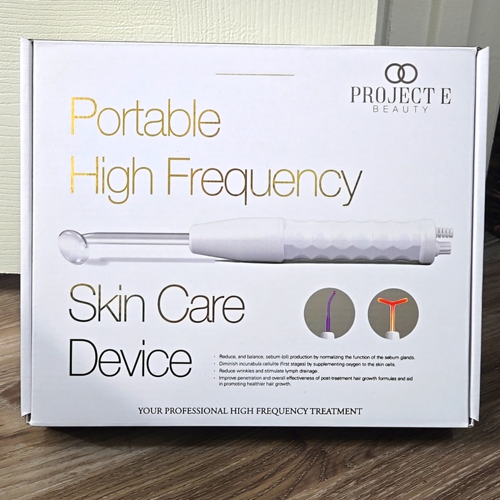 High frequency skin care wand